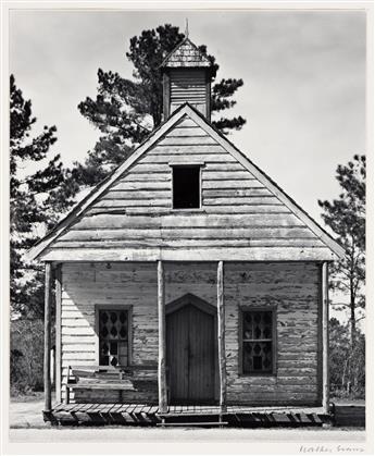 WALKER EVANS (1903-1975) Wooden Church, South Carolina * Westchester, New York, Farmhouse.